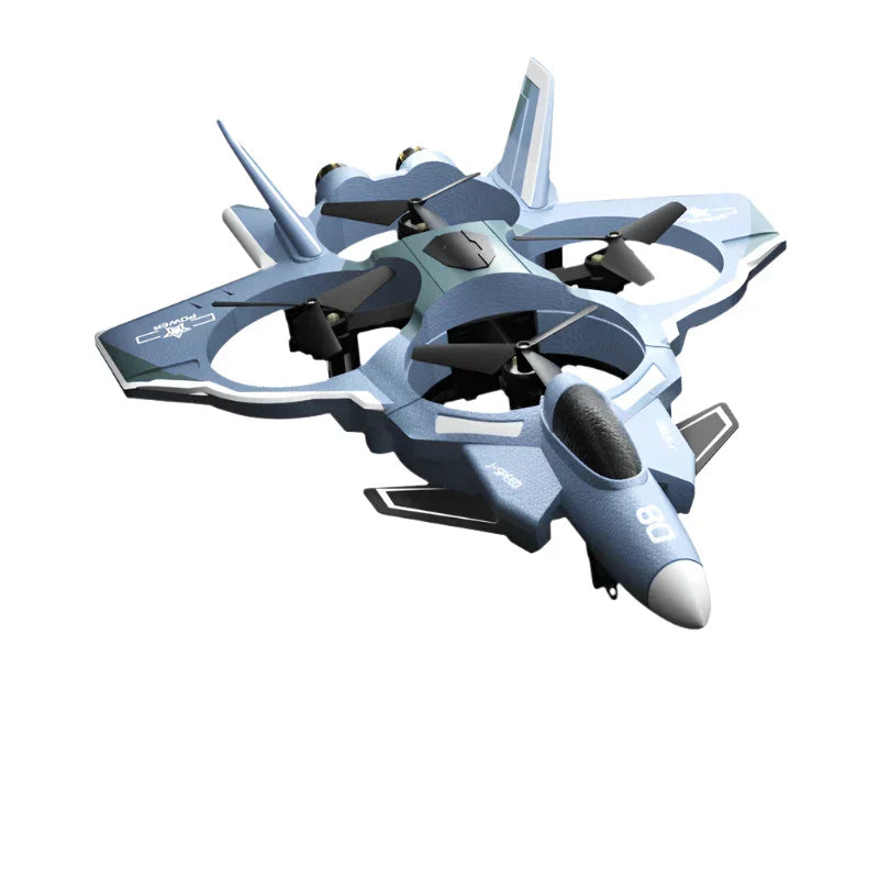 2.4G RC Fighter Jet with HD Camera & Missile Launch - Remote Control Plane (Grey) - Bens Market Place