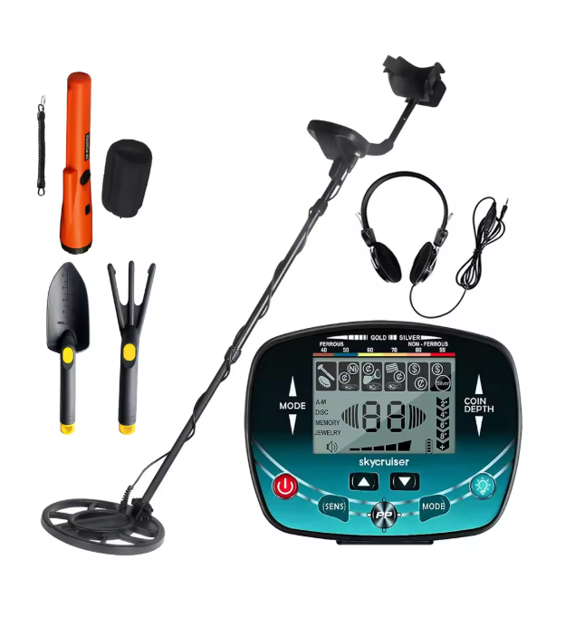 Metal Detector Set for Adults Professional Deep Search Treasure Hunter