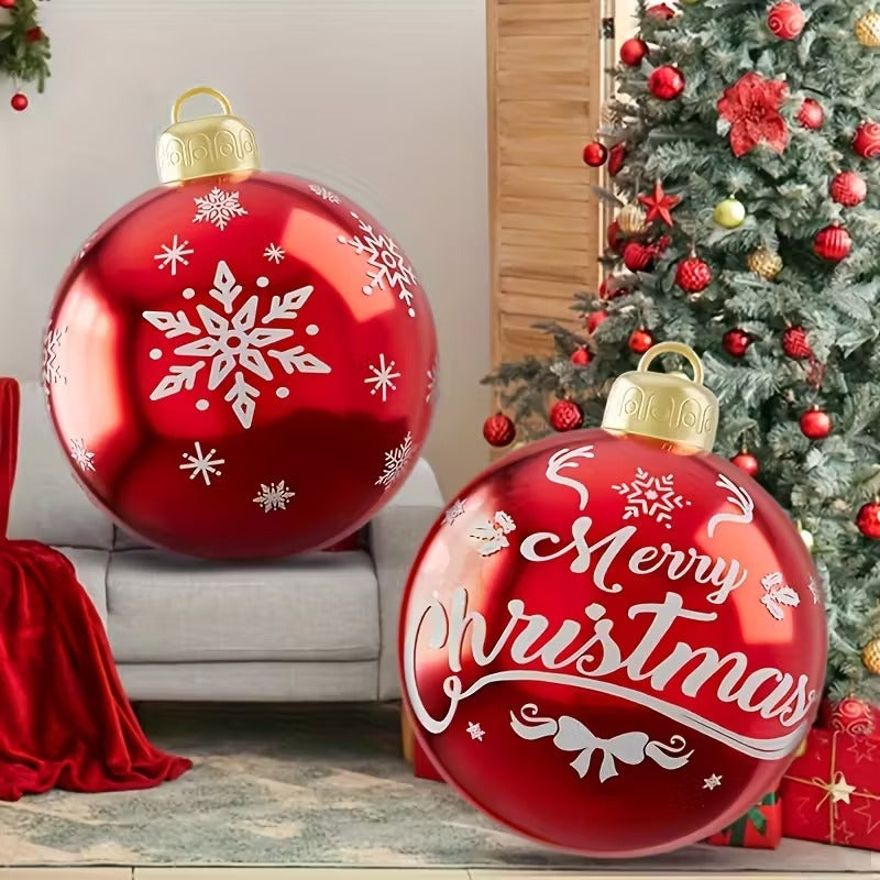 2D Flat Extra Large Christmas Inflatable Balloons - Holiday Party Decorations - Bens Market Place