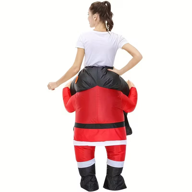 Riding Santa Inflatable Christmas Costume - Bens Market Place
