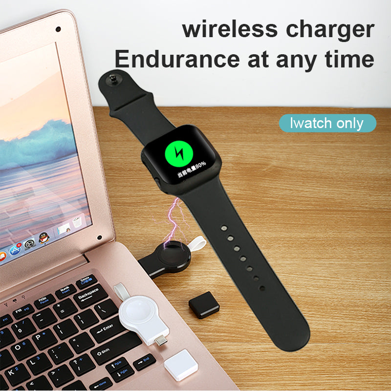 Portable watch wireless charger