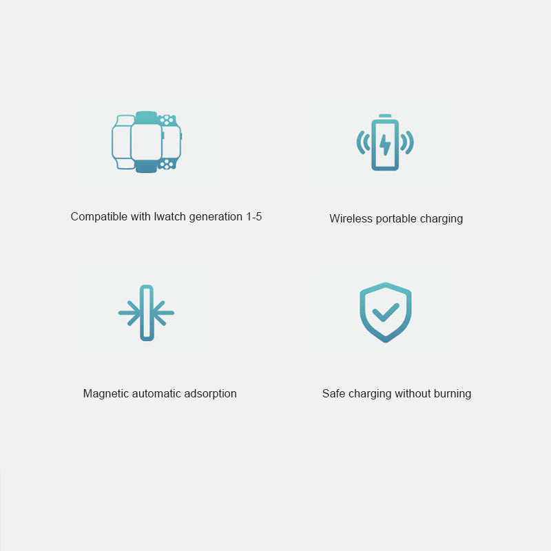 Portable watch wireless charger