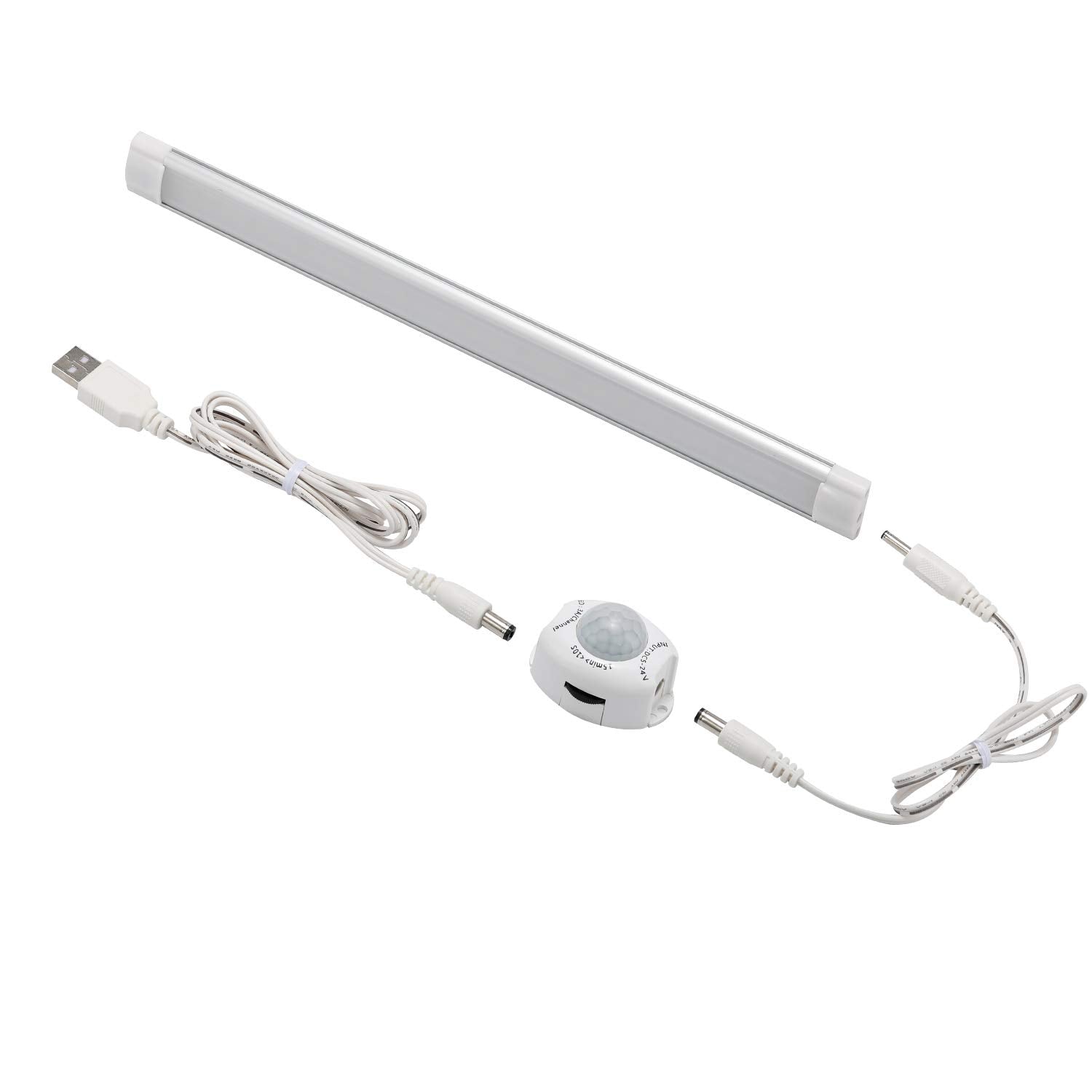 LED Under Cabinet Kitchen Lights for Motion Sensor Light,Dimmable 4000K Under Cupboard Light,Under Counter Light with Automatic Shut Off Timer (Natural White) [Energy Class E]