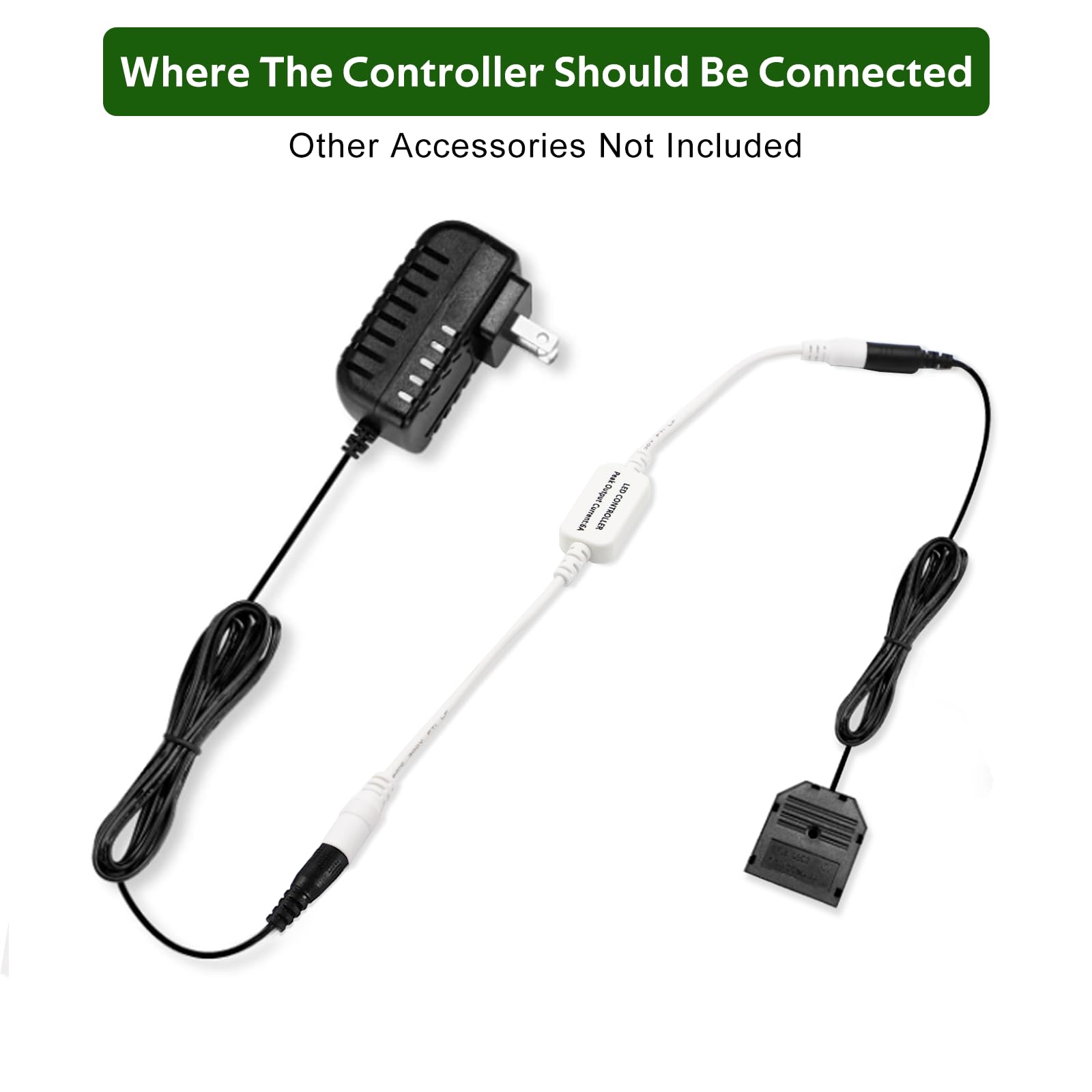 Updated Mini Remote Control for Single Color LED Strip Lights, RF Dimmer for 12V DC LED Ribbon, LED Neon Sign, Wireless Remote Control for Dimmable 3528 5050 Under Cabinet Puck Lights(Single Color)