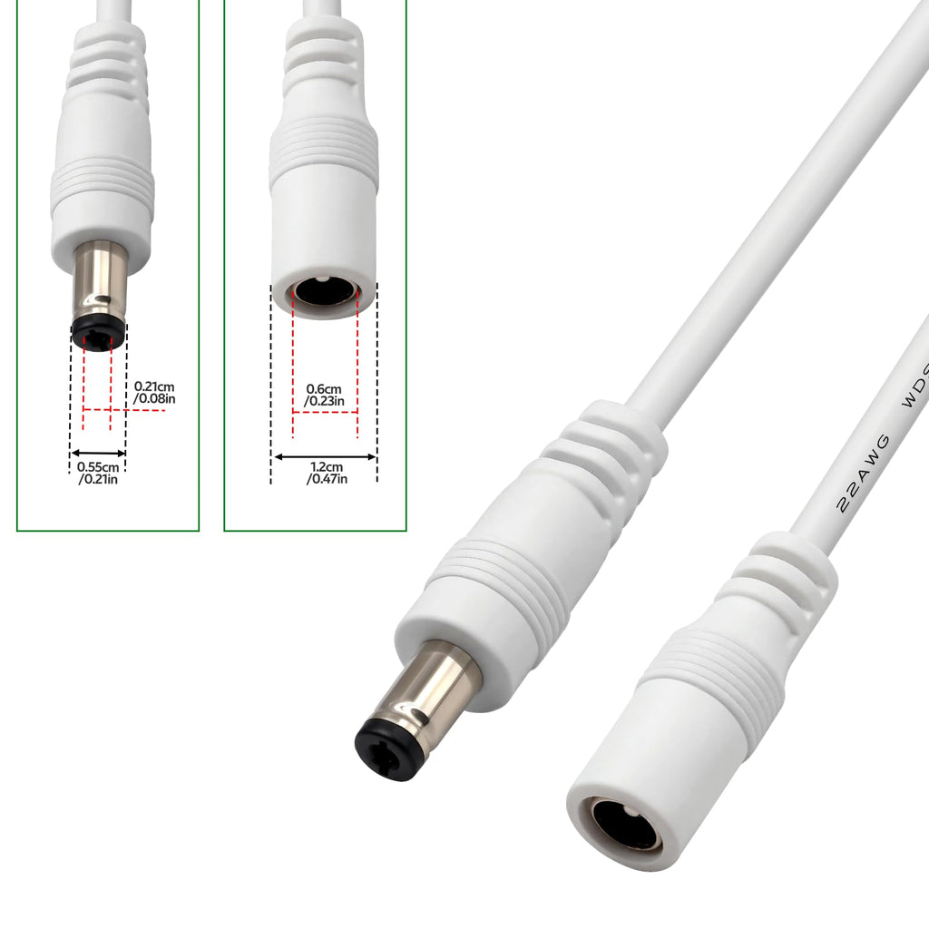 Single Color Slider Dimmer with Timer - PWM 1pc DC 5V/12V/24V LED Controller, 36W Max, Slide Brightness Control & Auto-Off for LED Strip Lights, Closet, Counter, Aquarium Lighting (White)