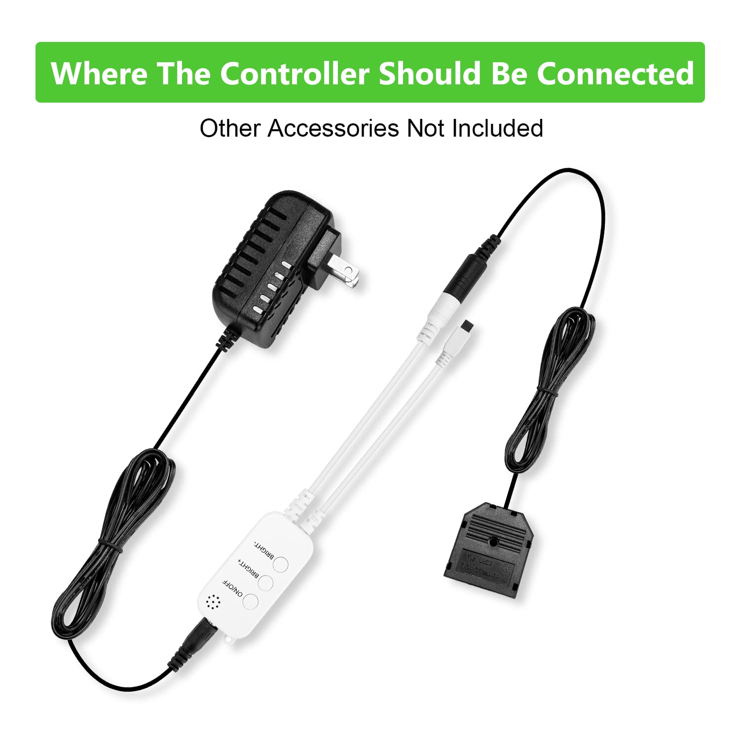 Smart WiFi Controller for Single Color Puck Lights, AIBOO Remote Control for LED Strip Lights, LED Neon Sign Compatible with Alexa & Google Assistant & IFTTT, Working with iOS or Android Smart Phone