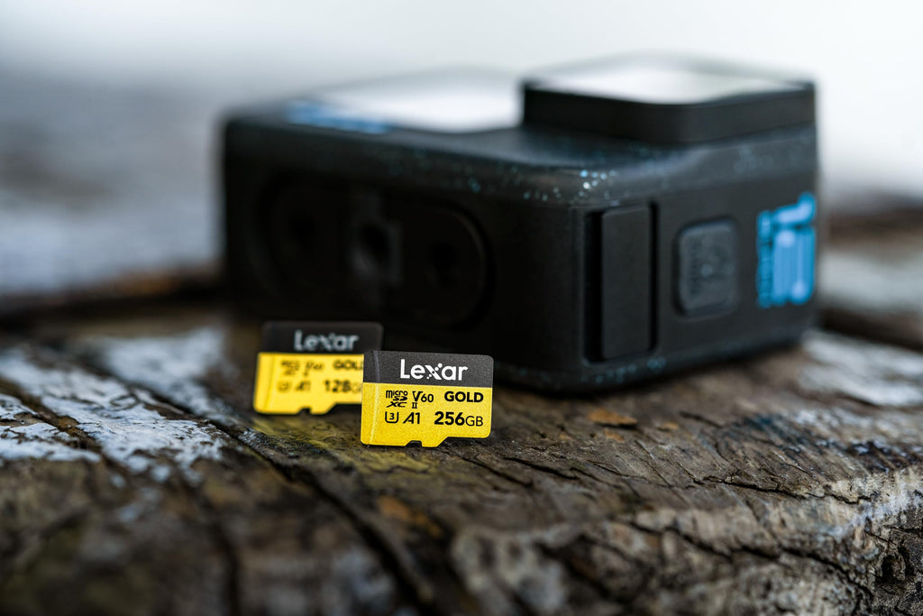 Lexar Professional Gold MicroSDXC Card UHS-II C10 U3 V60 A1 Full HD 4K UHD Reading Speed Up to 280MB/s Official Product 10 Year Manufacturer Warranty