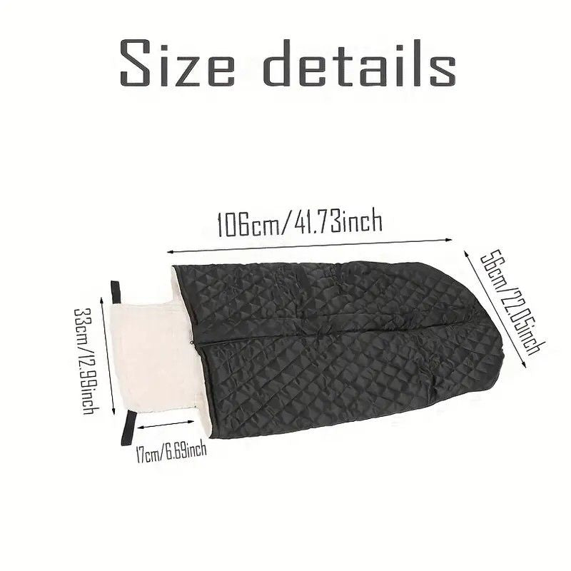 Winter Elderly Wheelchair Heating Blanket | Windproof & Fleece-Lined, Ideal for Both Outings and Home Use(red)