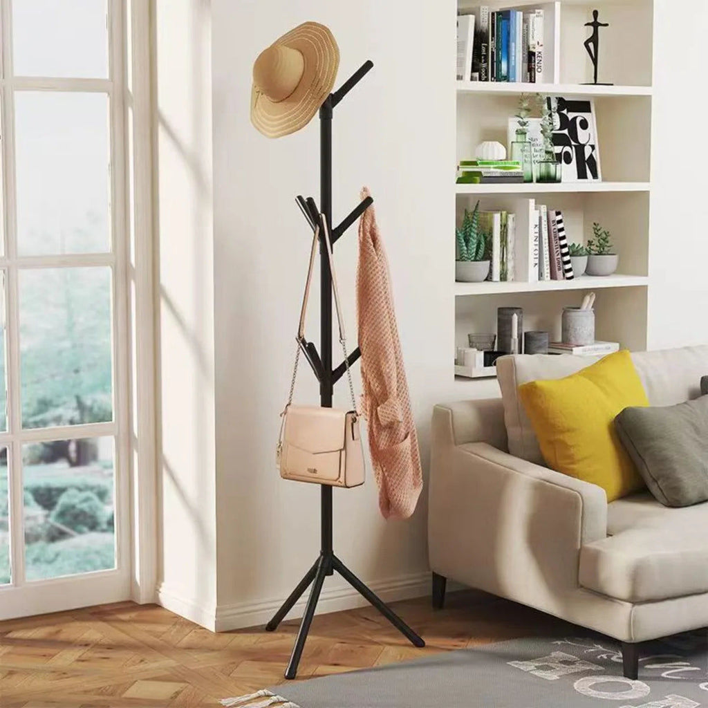 Floor-to-Floor Clothes and Hats Rack Holder