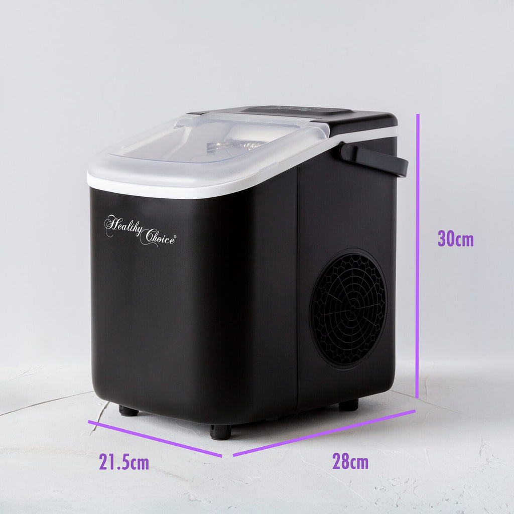 Ice Maker - Ready in 8 minutes, Up to 12kgs every 24 Hours