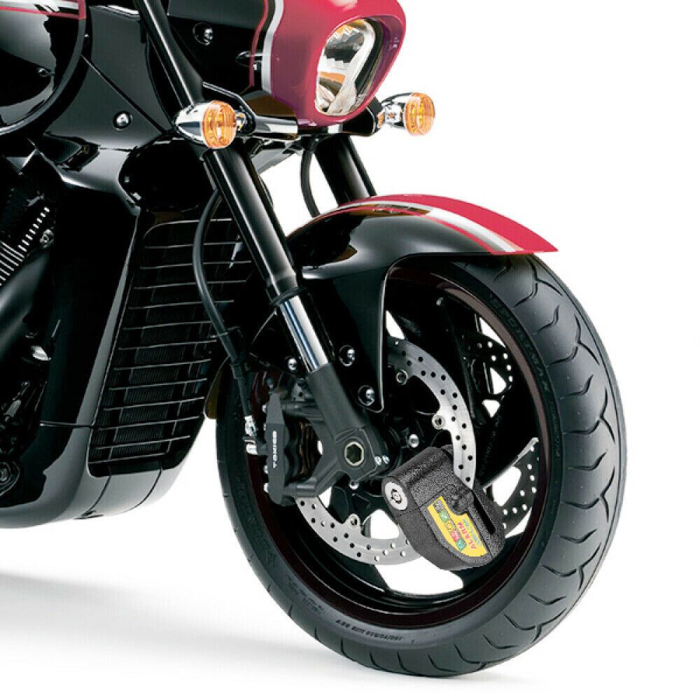 Black Motorcycle Alarm Disc Lock Motor Bike Brake Security Electric  Bicycle Lock AU