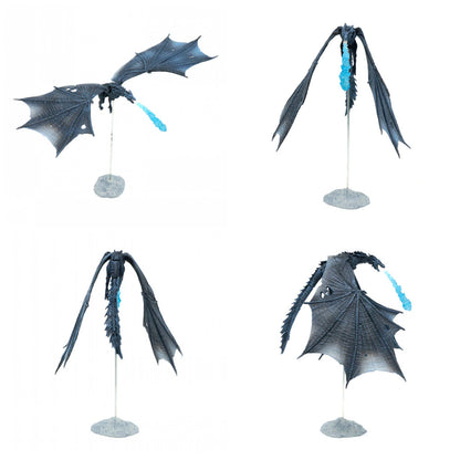 GAME OF THRONES Viserion Ice Dragon Action Figure Statue PVC Toys Boxed Gift