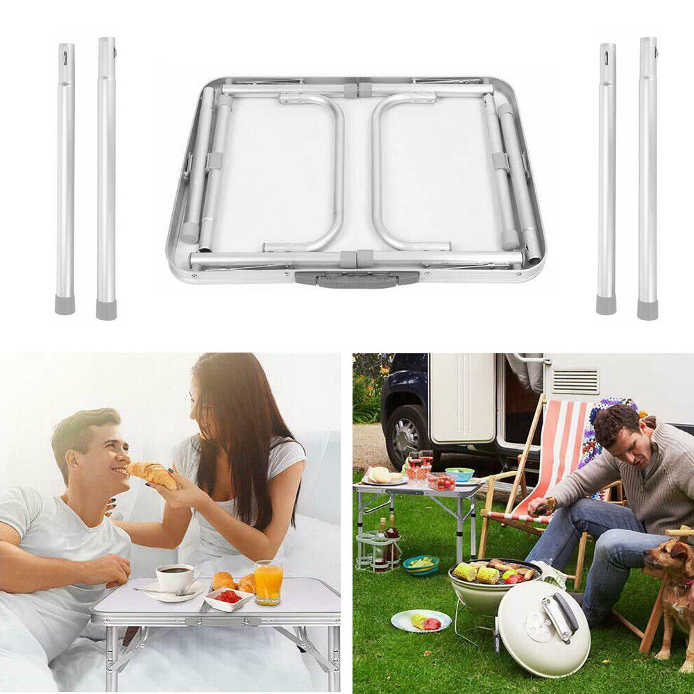 Outdoor Camping Folding Table Picnic Foldable Tables Aluminium Portable BBQ Desk
