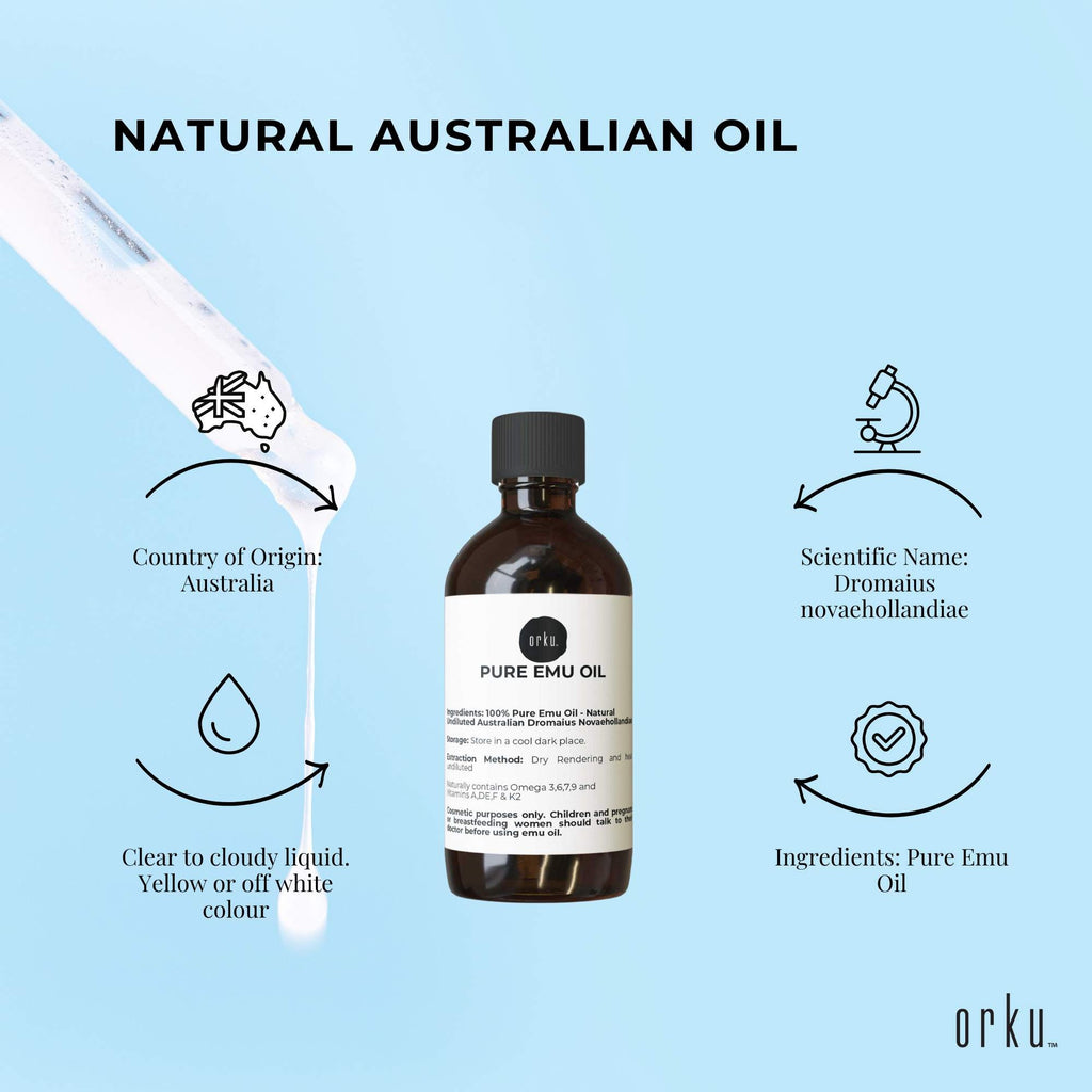 100ml Pure Emu Oil – Natural Australian Wellness in a Bottle