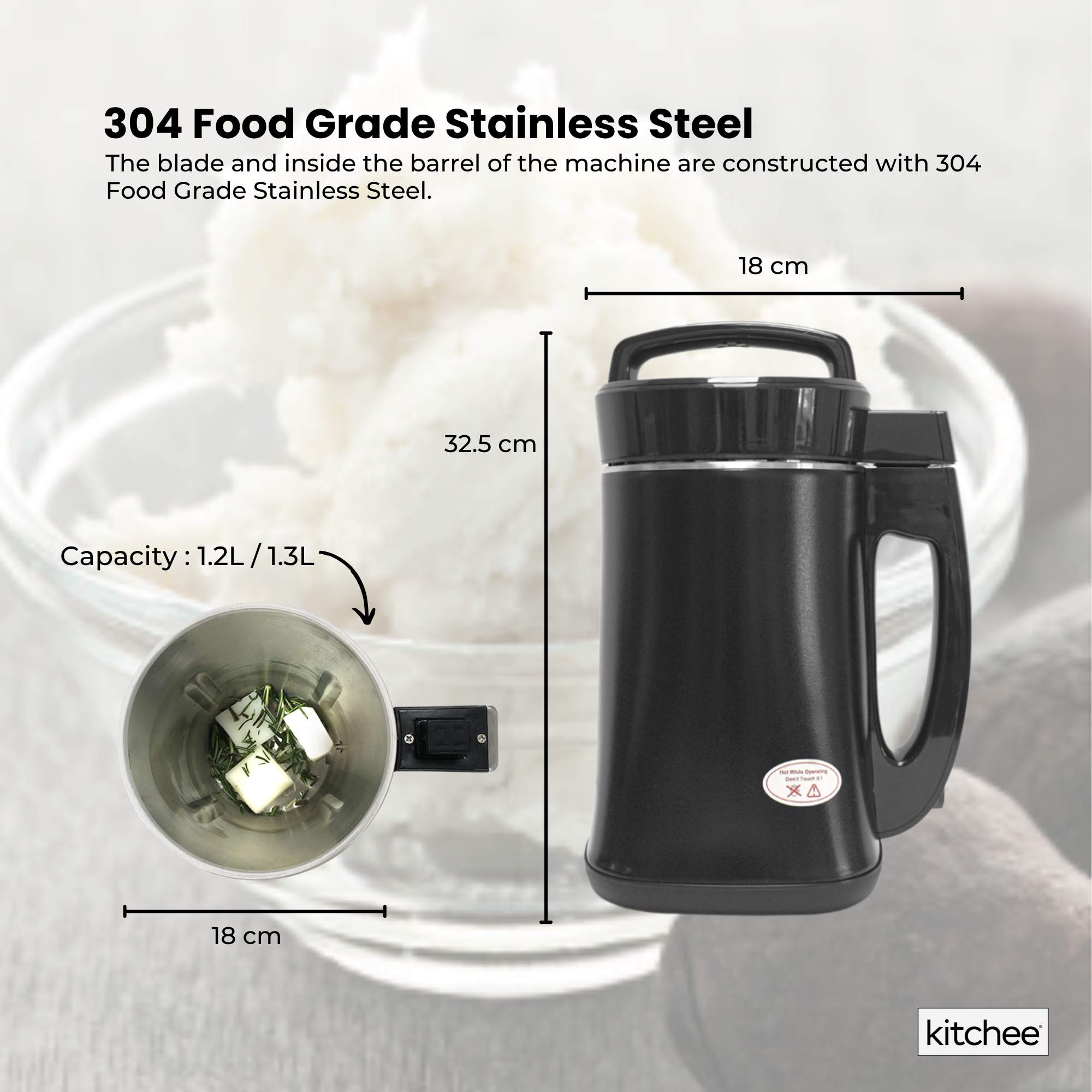 Kitchee Electric Butter Oil Herbal Infuser & Extractor + Decarboxylator Machine