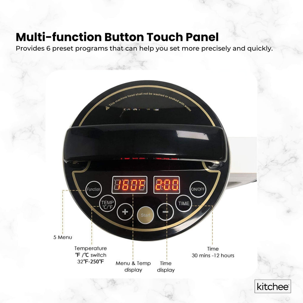 Kitchee Electric Butter Oil Herbal Infuser & Extractor + Decarboxylator Machine