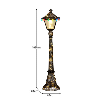Christabelle Christmas Lamp Post Display 183cm With Lights