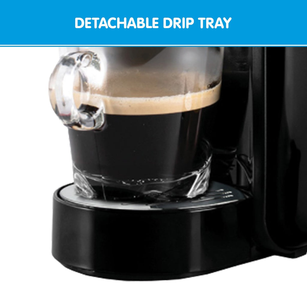 Pronti HomeMaid 3-in-1 Coffee Machine | Nespresso and Caffitaly Compatible | Ground Coffee | 19-Bar Pump | Free Shipping