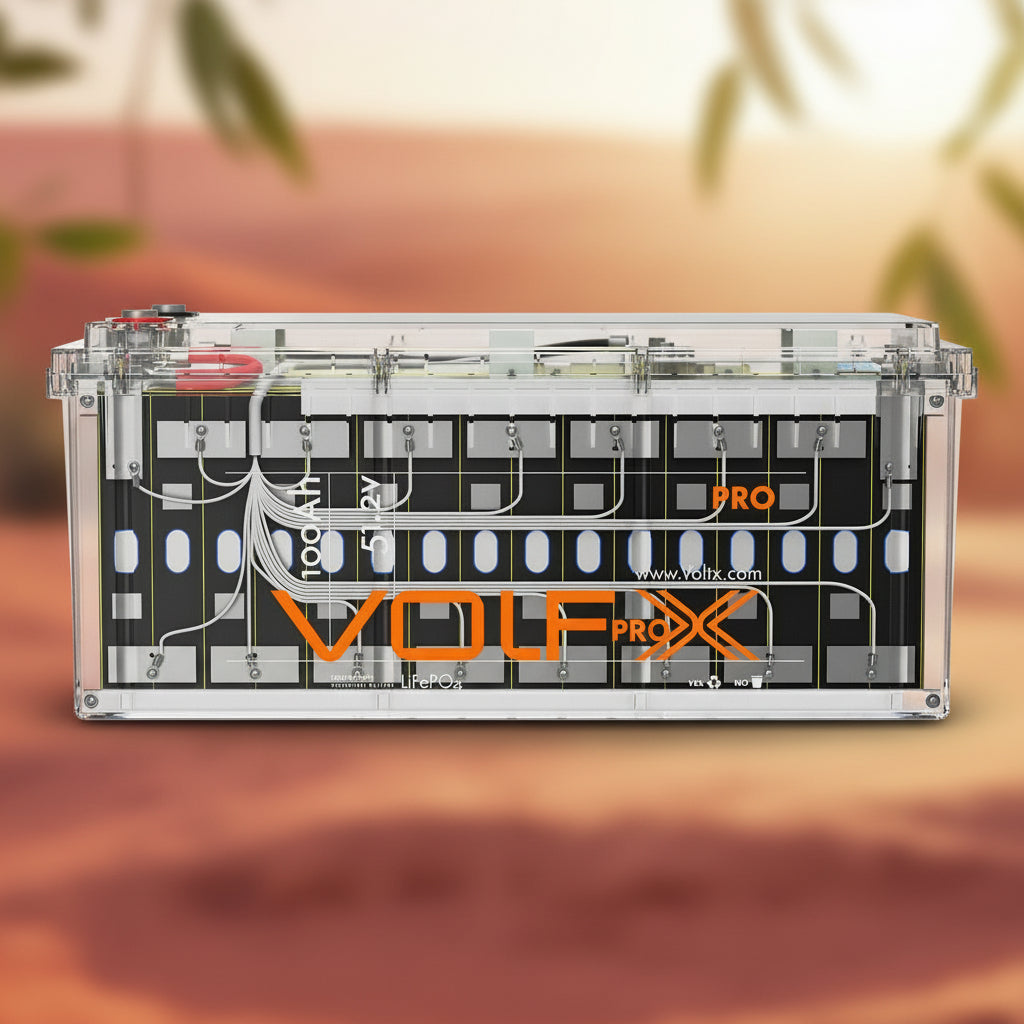 VoltX 48V 100Ah LiFePO4 Battery – Clear Power for Aussie Adventures