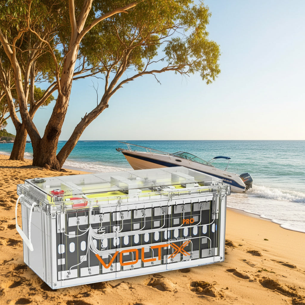 VoltX 48V 100Ah LiFePO4 Battery – Clear Power for Aussie Adventures