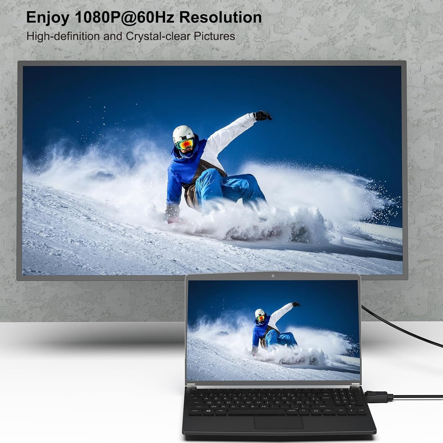 BENFEI 000123BK-10F Uni-Directional DP DisplayPort to VGA Cable Male-Male Gold-Plated Cord 3M