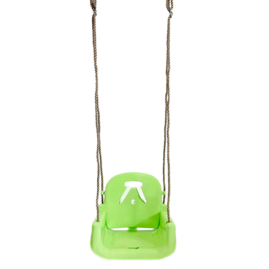 Kids Haven 3‑Stage Swing Seat – Adjustable Outdoor Swing (Green and Blue)