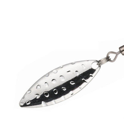 Weedless Jighead Hook Swimbait Worm Fishing Lure Wide Gap Single Barbed Spinner - 2/0#