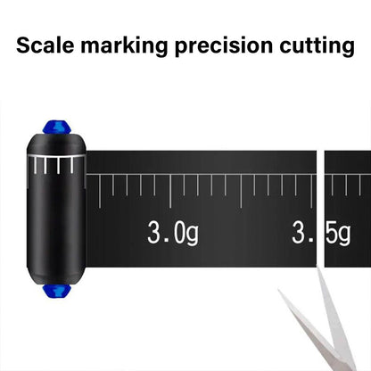 100pcs Graduated Soft Core Fishing Lead Sinkers Quick Drop Weights Tackle Set