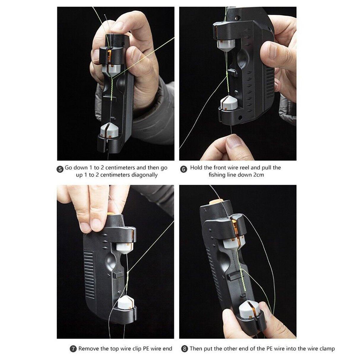 Electric Knotter Leading Line Tying Device Outdoor Fishing Subknotter Gear Tool