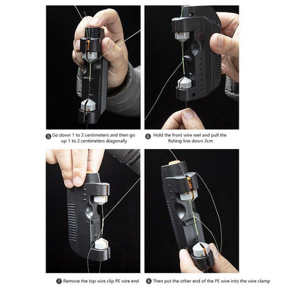 Electric Knotter Leading Line Tying Device Outdoor Fishing Subknotter Gear Tool