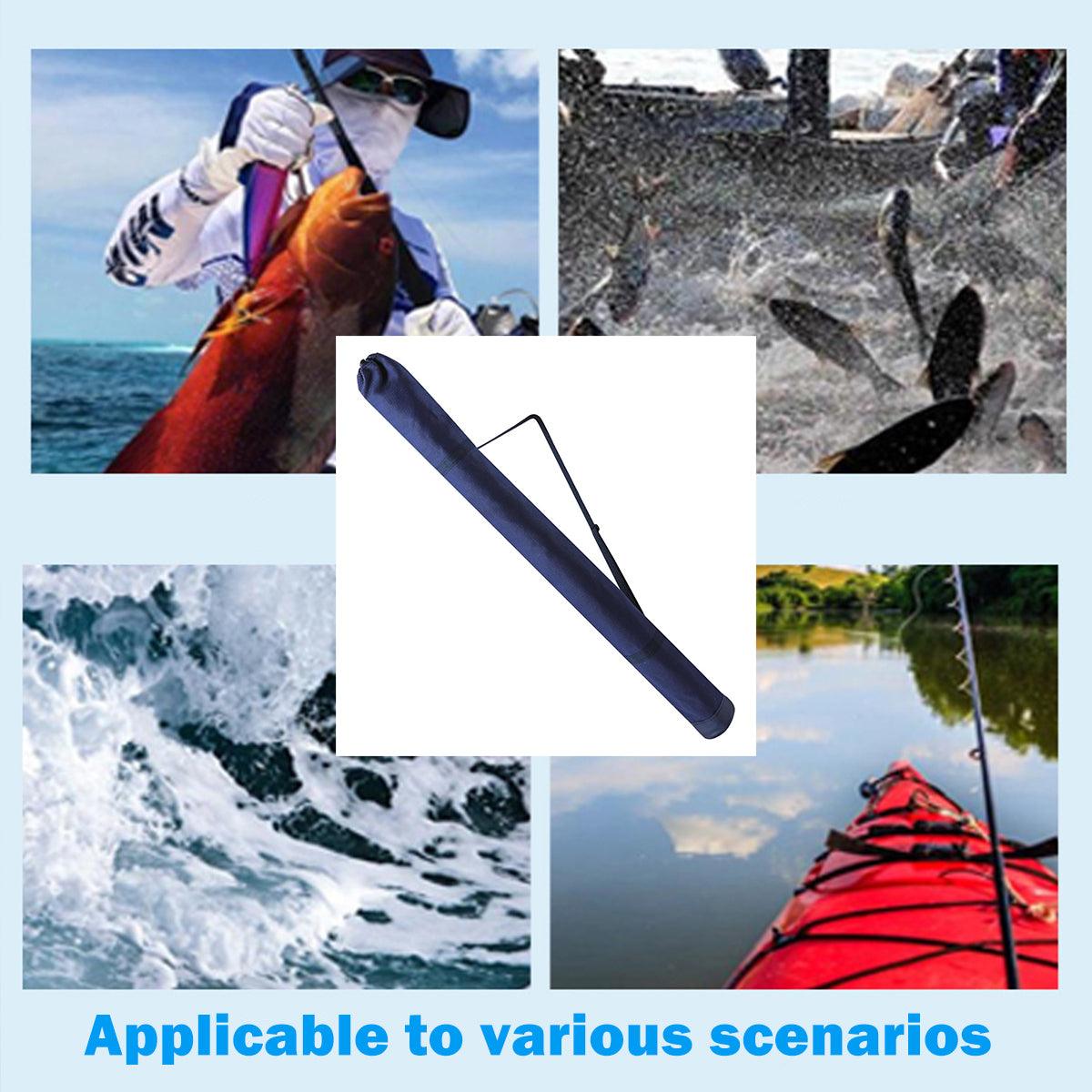 Outdoor Portable Fishing Rod Bag Folding Storage Carrier Waterproof Fishing Case - 140cm