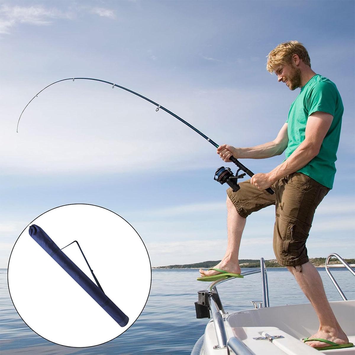 Outdoor Portable Fishing Rod Bag Folding Storage Carrier Waterproof Fishing Case - 140cm