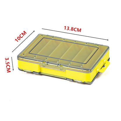 Multifunctional Fishing Bait Storage Box Accessories Gear Organizer Tool Box - Green-S