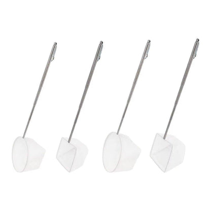 Retractable Fish Net for Fish Tank Pocket Fishing Net with Handle Aquarium Tools - Square-L