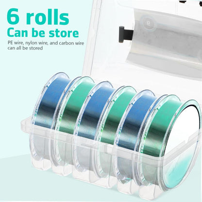 Multifunctional Fishing Line Organizer Storage Box Tackle Management Holder