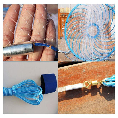 Frisbee Hand Casting Fishing Net Easy Throw Bait Net Swinging Tackle Gear - 540cm