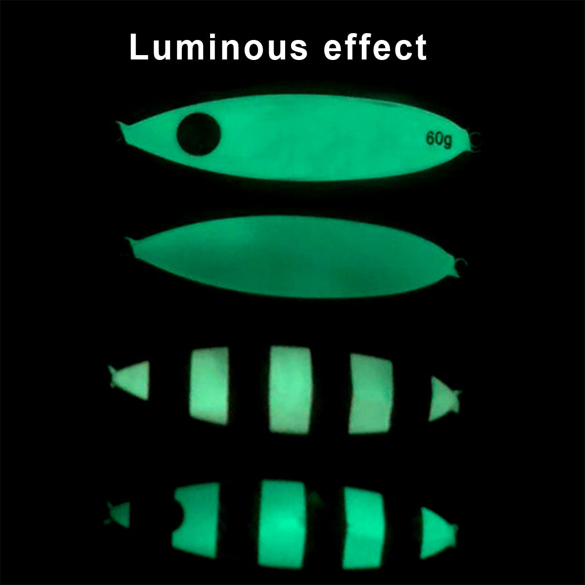 Fishing Lure Bait Set 8pcs Conical Boat Tackle Artificial Hard Bait Accessories - 80g