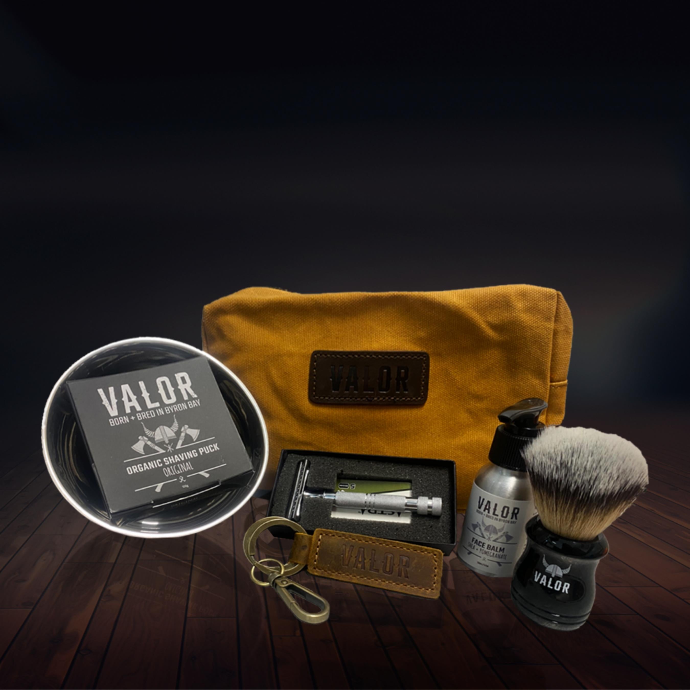 Traditional Shaving Kit Complete Set - Safety Razor Organic Australian
