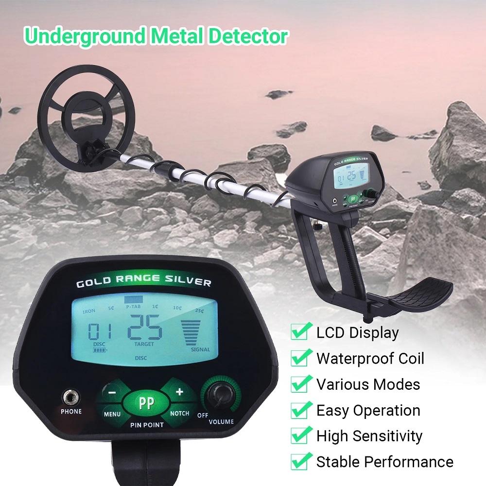 Underground Treasure Hunt Metal Detector – With LCD and Waterproof Coil