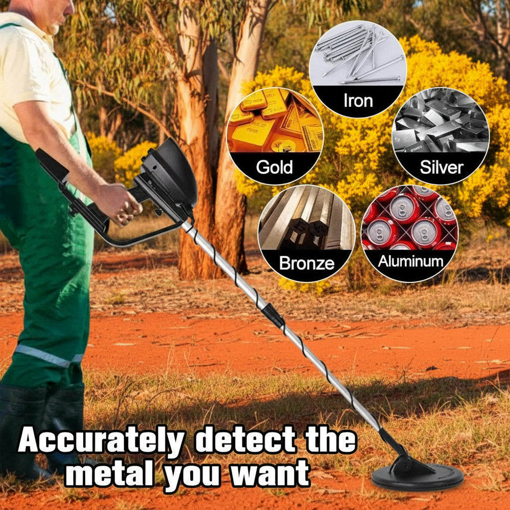 Underground Treasure Hunt Metal Detector – With LCD and Waterproof Coil