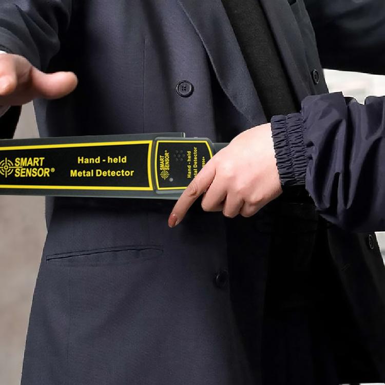 Handheld Security Metal Detector - 60mm Detection Range