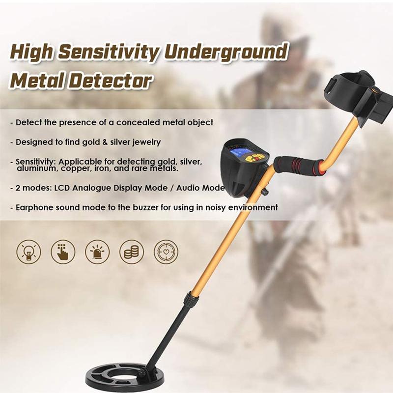 High Sensitivity Underground Metal Detector – Discover Hidden Treasures Anywhere