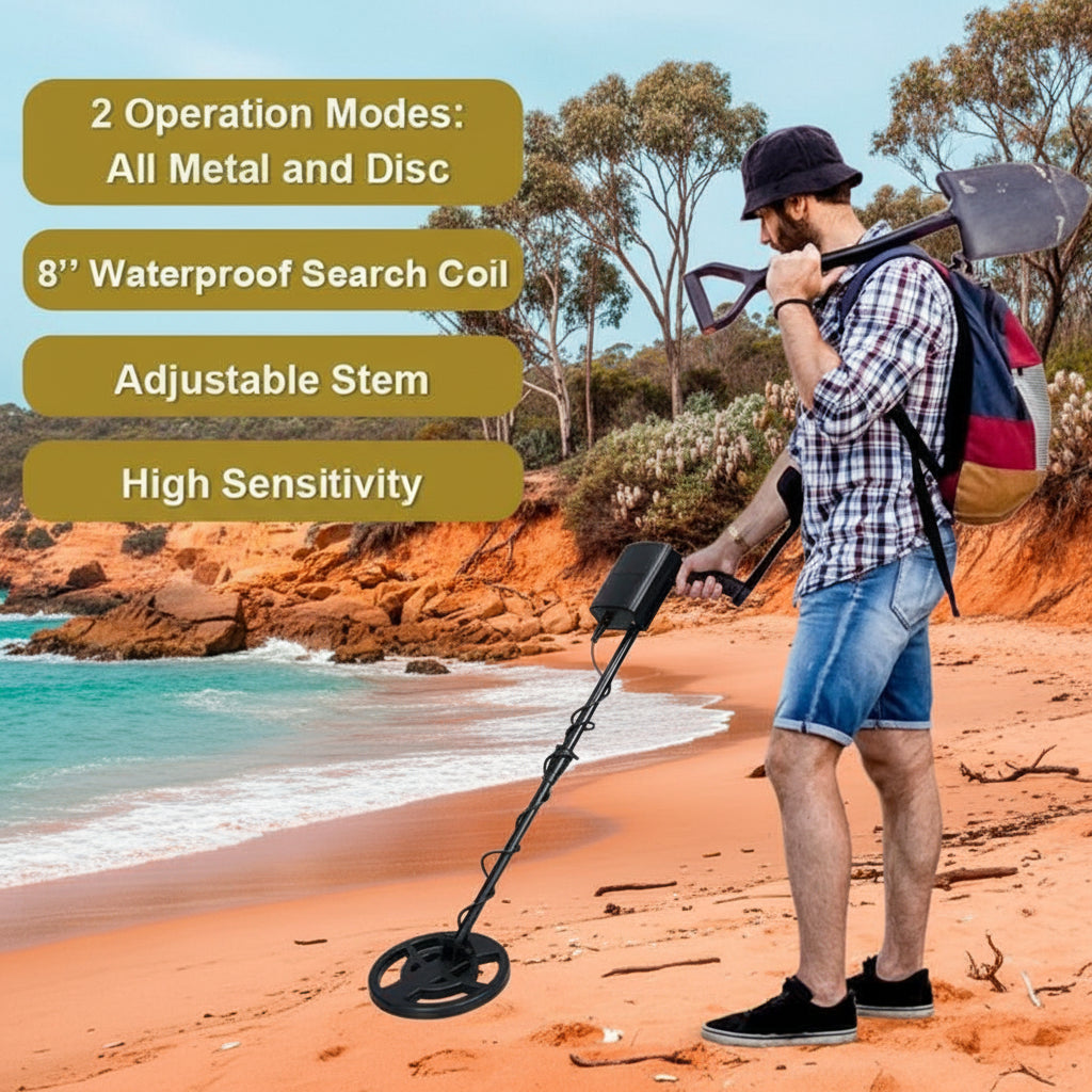 Underground Gold Detector – Waterproof Metal Detection Device with Pointer Display