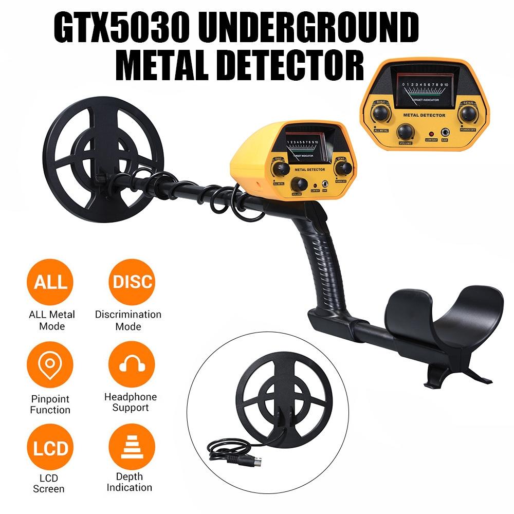 Underground Metal Detector GTX5030 – Waterproof Treasure Hunter with Pointer Display (Black)