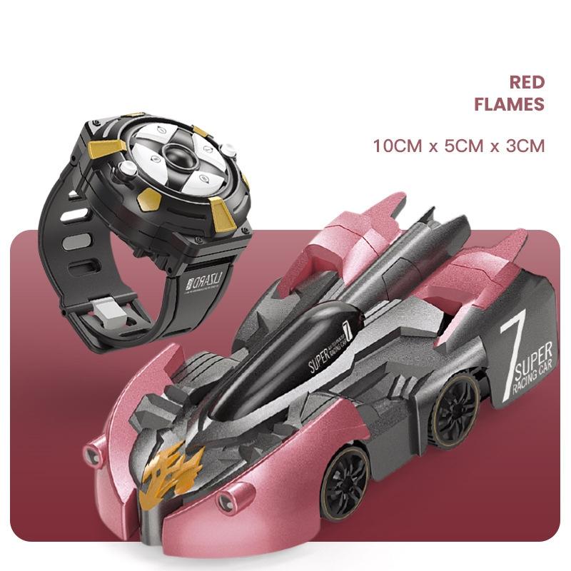 Electric Remote Control Wall Climbing Car for Kids - Mini Toy - Red Charge Handle Rc Edition