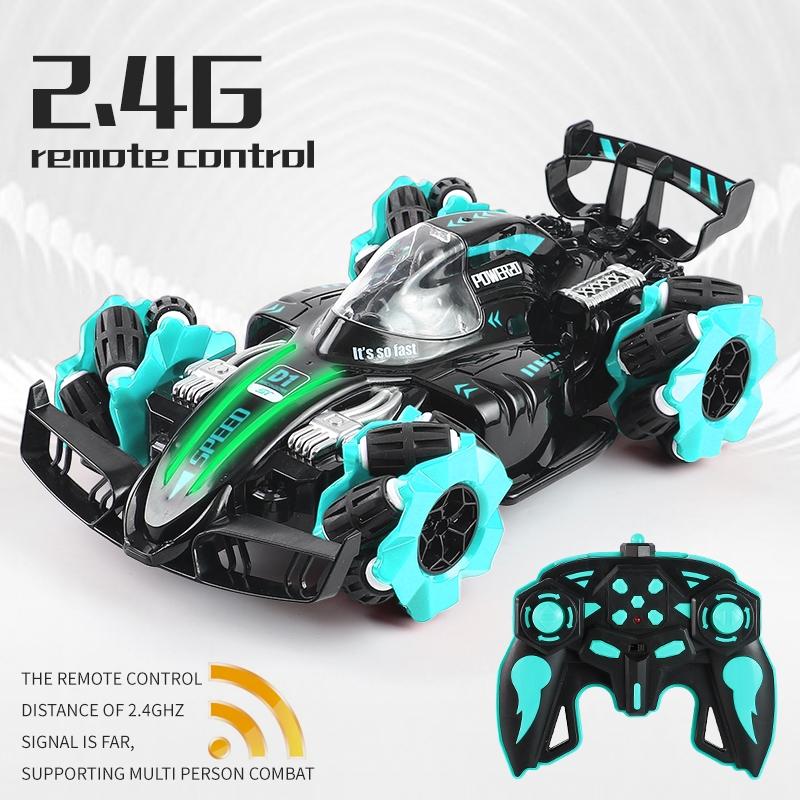 4wd Horizontal Spray Rc Car - 2.4g Remote Control - F1 Blue