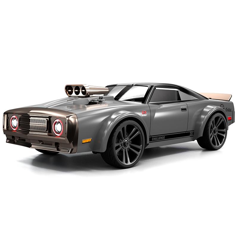 High Speed Electric Drift Rc Car - 4wd Muscle - Grey