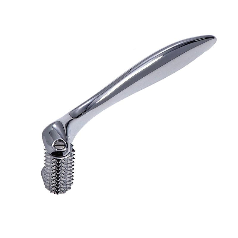 Facial Massager Roller for Slimming Face Silver | 144 Needle Acupoint Roller | Anti-Wrinkle & Skin Tightening