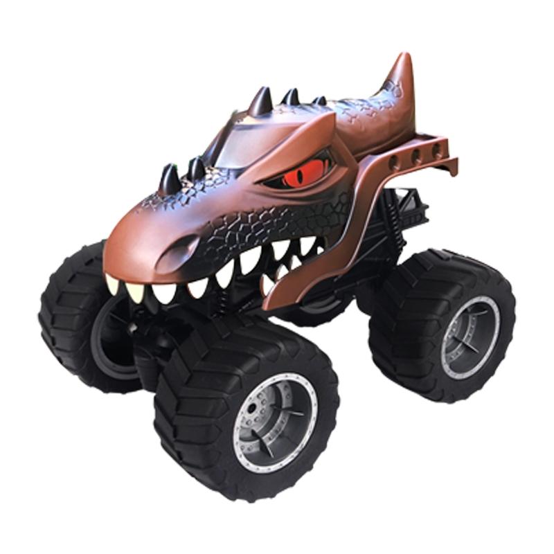 Remote Control Dinosaur Climbing Car - 2.4g - Brown