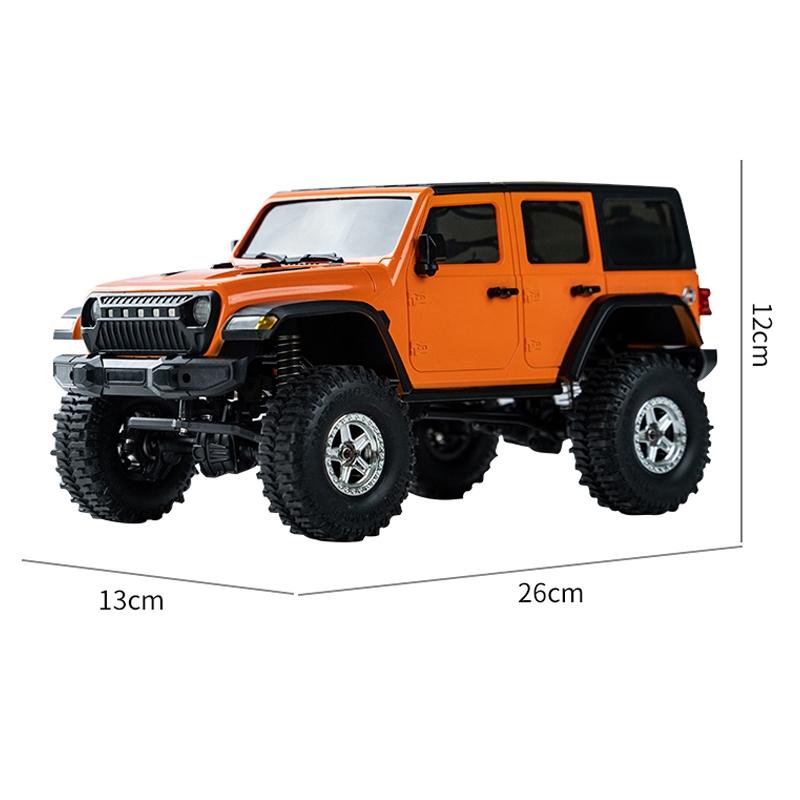C8801 Off-Road Climbing RC Vehicle | 4WD Drive | Orange | 40-Min Control | 100M Range